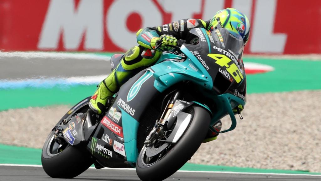 Valentino Rossi en el Gran Premio de Holanda en Assen