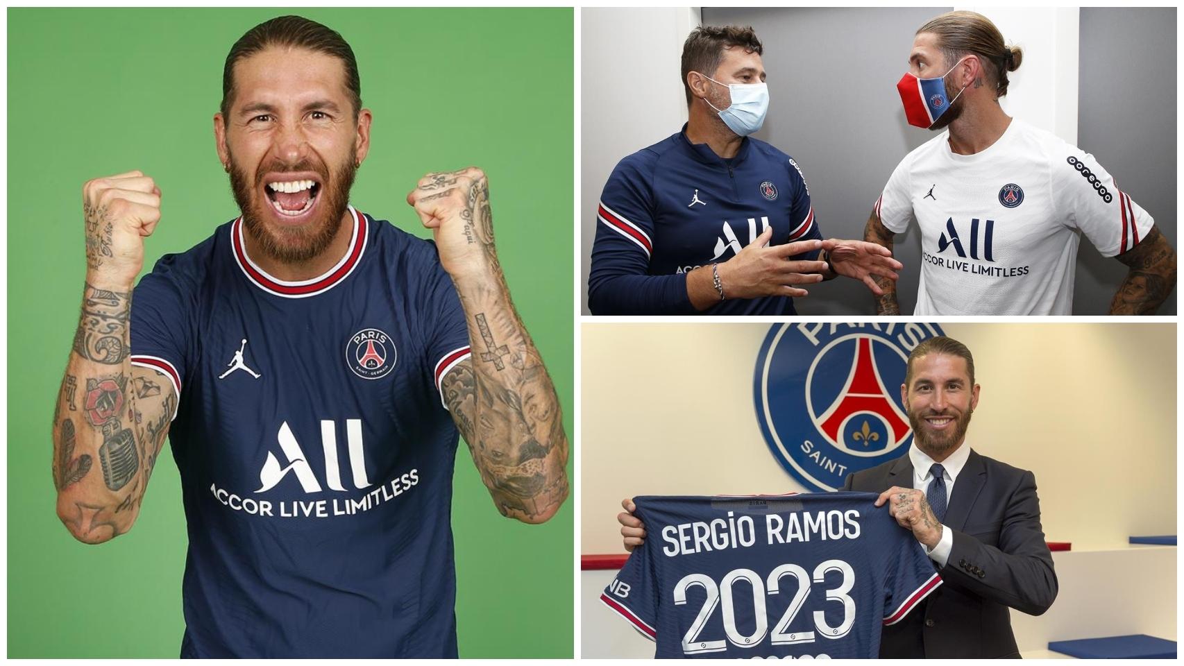 Las primeras fotos de Sergio Ramos en el PSG