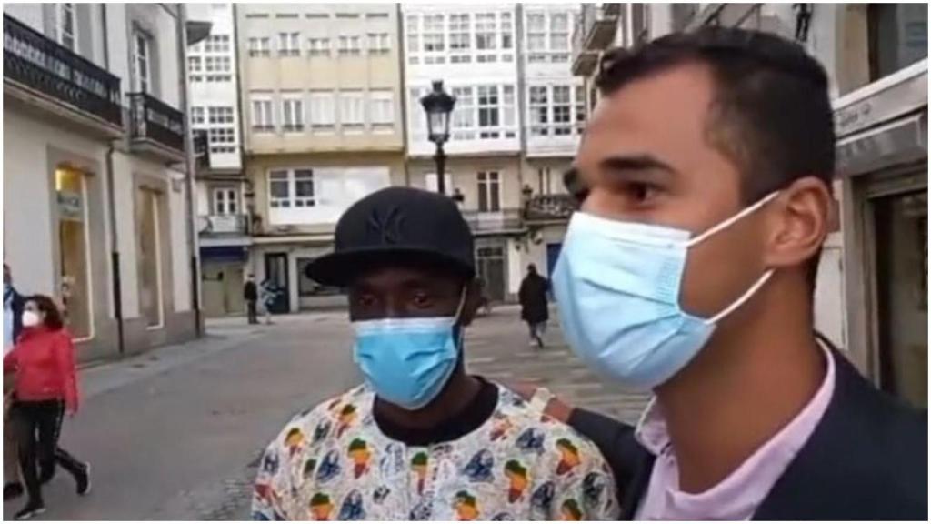 Uno de los jóvenes senegaleses que ayudó a Samuel.