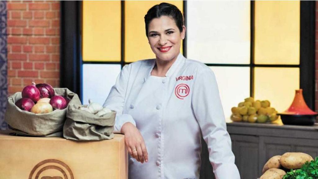 La cocinera Virginia Naranjo.