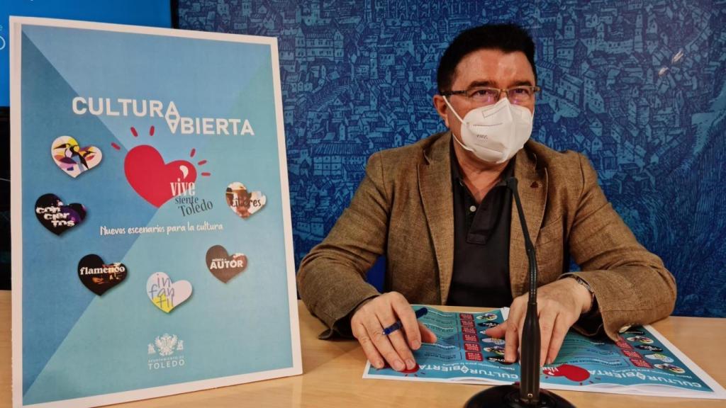 Teo García, concejal de cultura de Toledo.