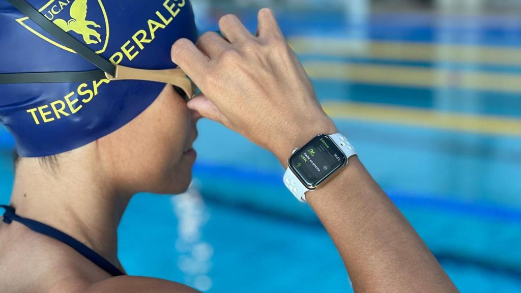 El Apple Watch de Teresa Perales.