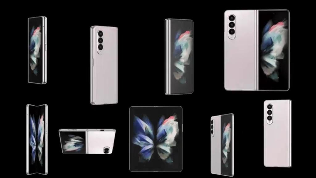 Galaxy Z Fold 3 en todos los ángulos posibles