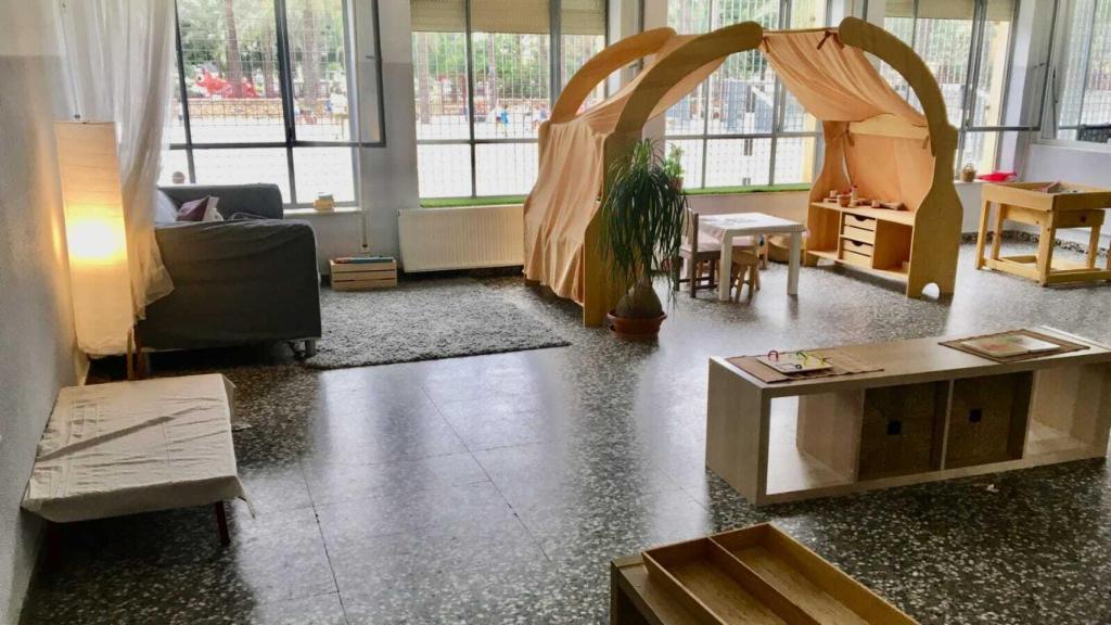Una aula de Infantil de Les Arrels, por dentro.
