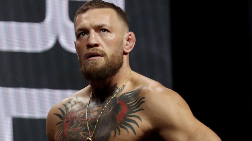 Conor McGregor, durante el pesaje de la UFC 264