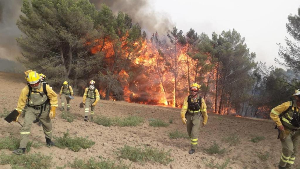 Incendio en la localidad toledana de Carranque