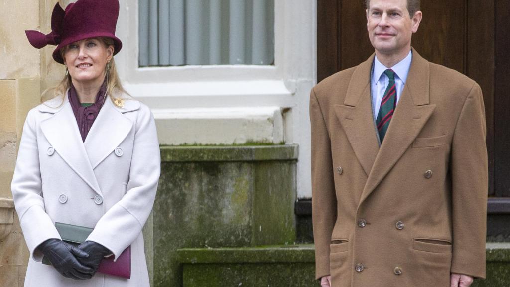 Los condes de Wessex durante un acto en Gran Bretaña.