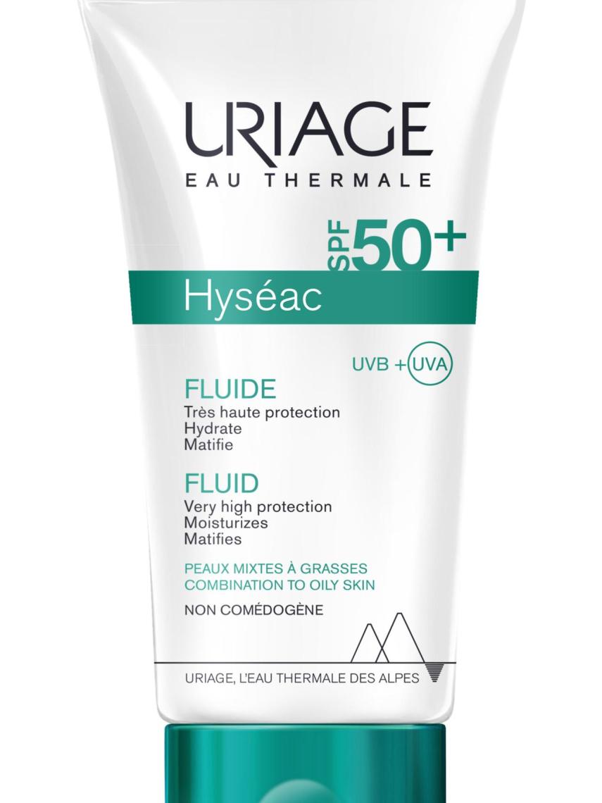 Fluído SPF50+  que combina una eficaz protección solar con una serie de propiedades muy adecuadas para las pieles mixtas a grasas.