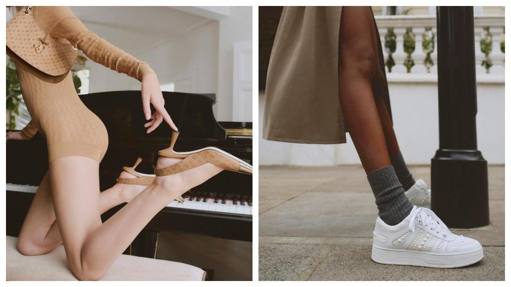 A la izquierda, sandalias Varenne, a la derecha, zapatillas Hawaii.