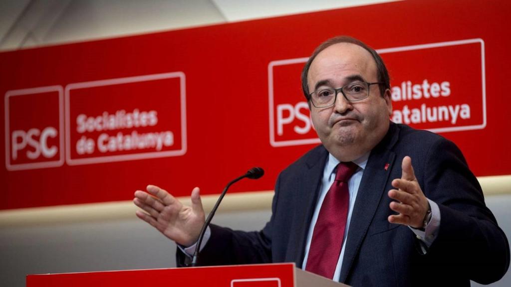 El saliente ministro de Función Pública, Miquel Iceta.