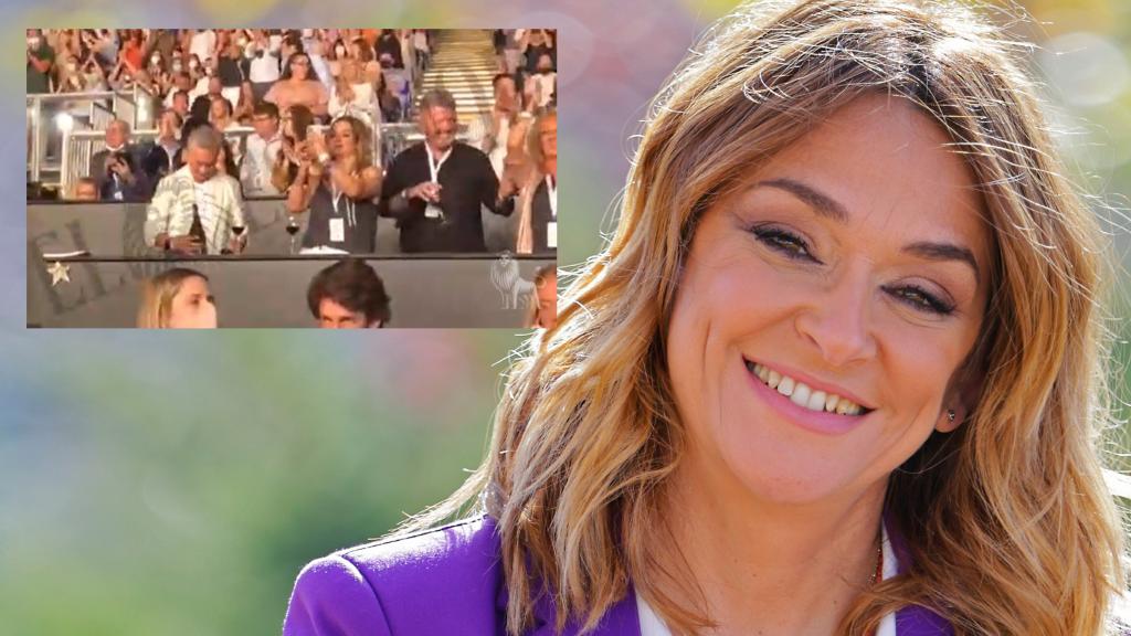 Toñi Moreno en montaje de JALEOS junto a su noche de concierto en Marbella.