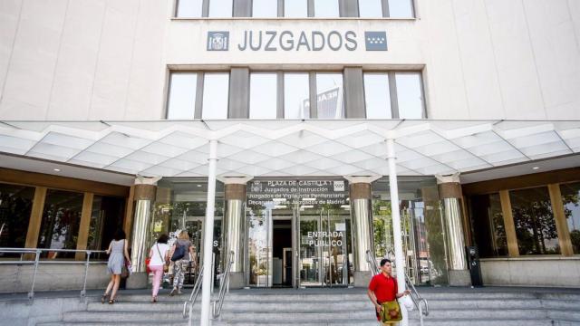 La fachada de los juzgados de Madrid