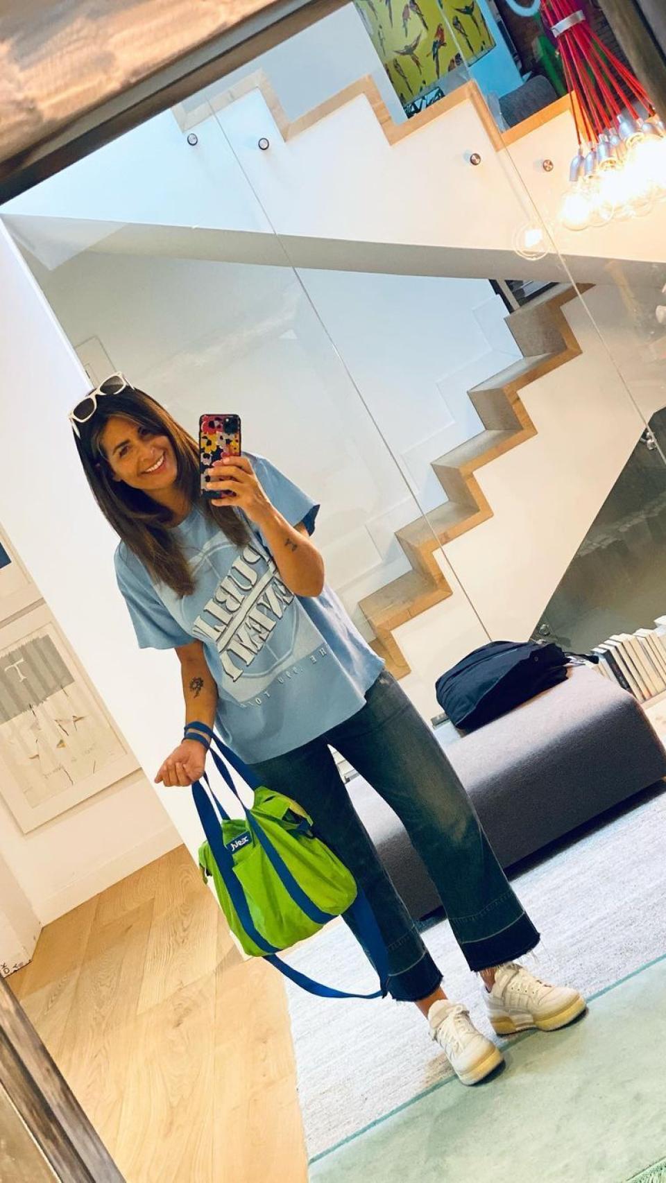 El recibidor de la casa de Nuria Roca y Juan del Val.