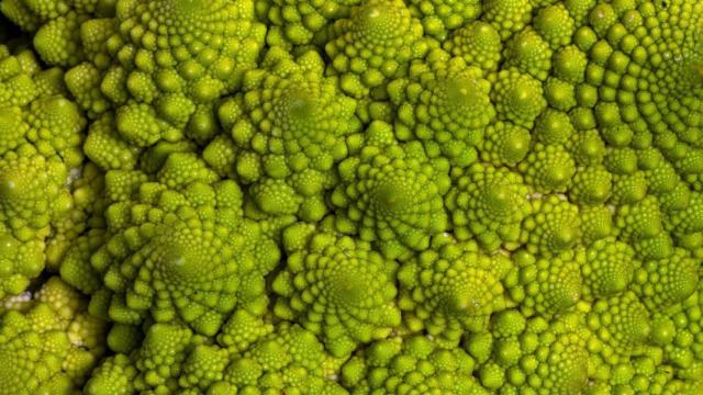 Coliflor romanesco con su aspecto fractal.