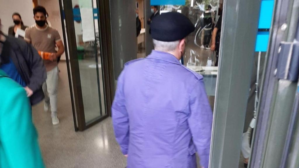 El principal sospechoso del doble crimen del Cash Record acude al juzgado en Lugo.