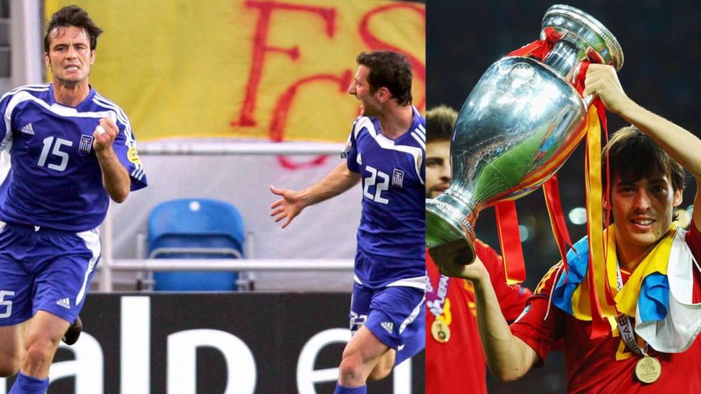 Vryzas, Papadopoulos y David Silva son los únicos tres futbolistas que jugaron en el Celta y levantaron la Eurocopa