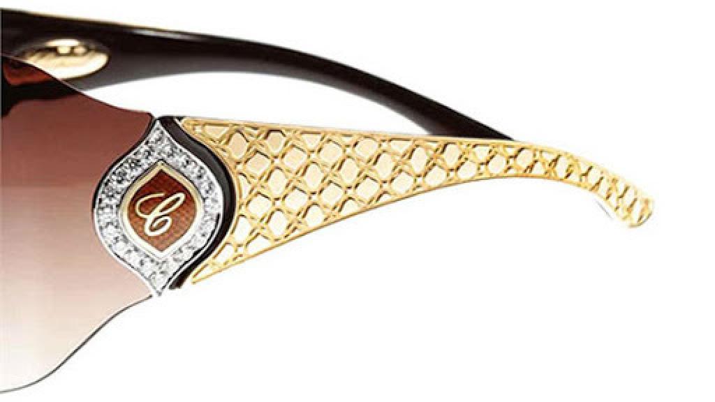 Detalles de las gafas de sol de Chopard.