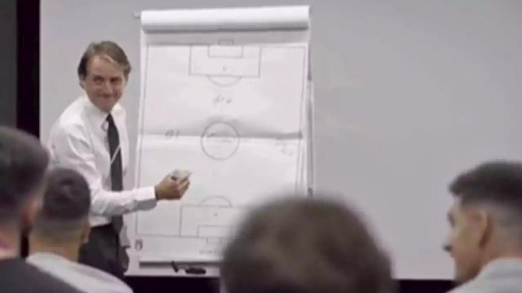 La charla de Mancini antes de la final de la Eurocopa