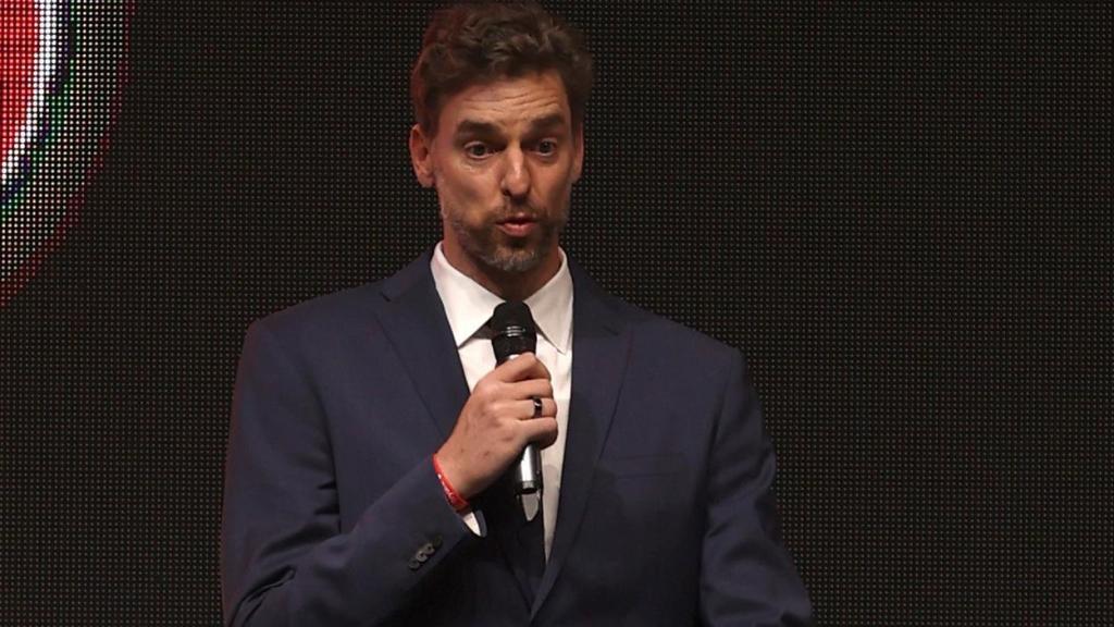 Pau Gasol, en la II Gala del Baloncesto Español