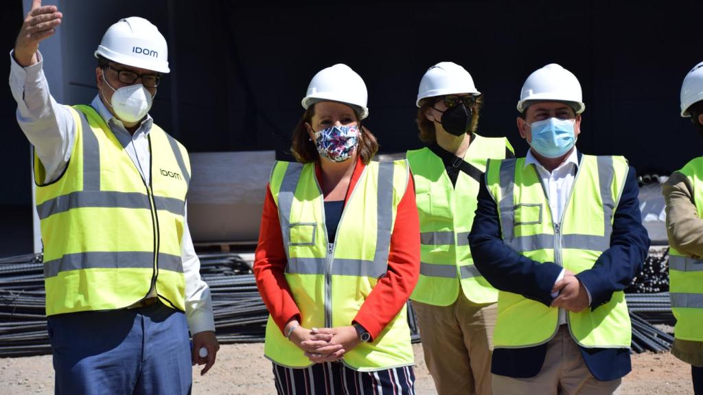 Patricia Franco este miércoles en Puertollano (Ciudad Real). Foto: JCCM.