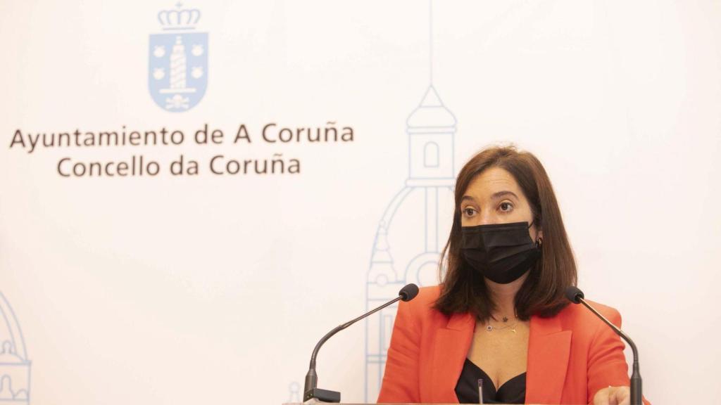 La alcaldesa de A Coruña, Inés Rey.