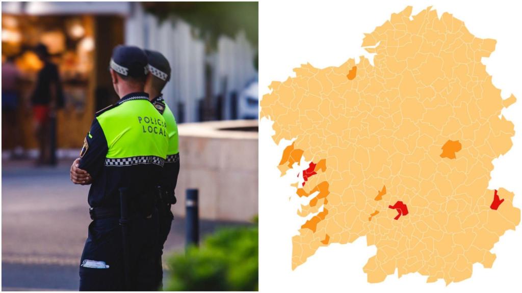 Este es el mapa de Galicia de movilidad, hostelería y restricciones que está en vigor