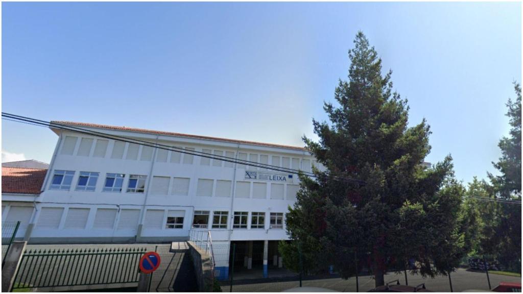 Fachada del IES Leixa en Ferrol.