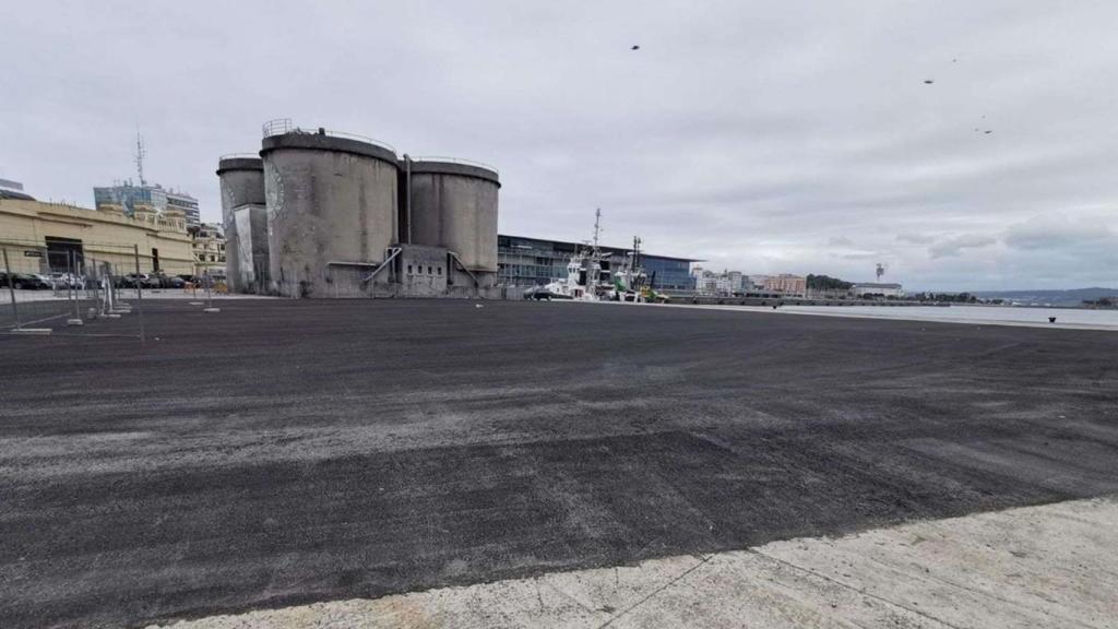 El muelle de Batería de A Coruña.