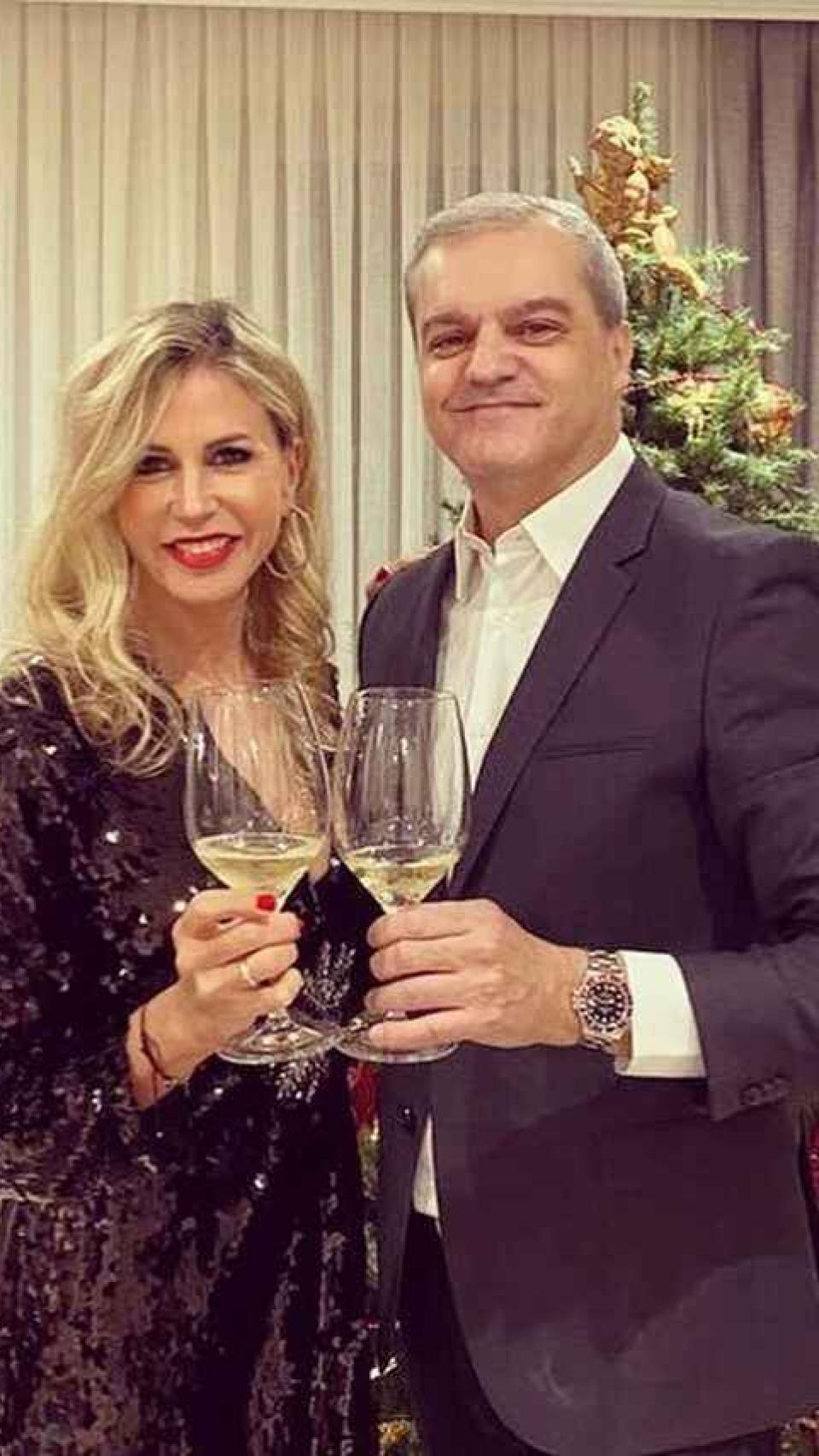 Patricia Cerezo y Ramón García, estas pasada Navidades.