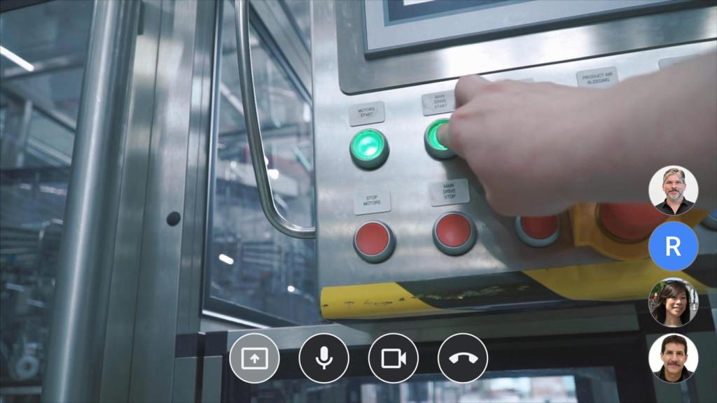 Videollamada con Google Glass.