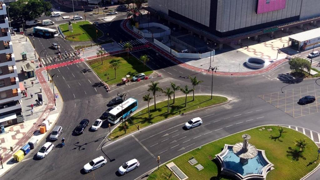 Vista aérea de la calle Armengual de la Mota.