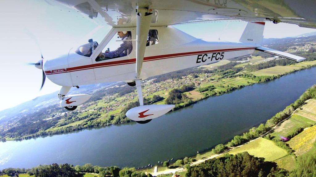 Vuelo en avioneta.