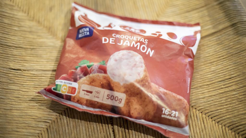 El paquete de croquetas de Carrefour.