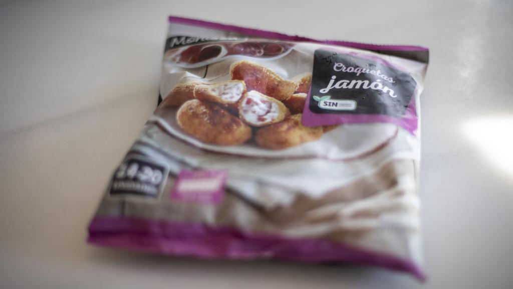 El paquete de croquetas Monissa, la marca blanca de congelados de Lidl.
