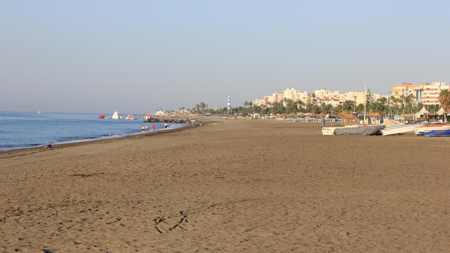 La playa de Torre del Mar.