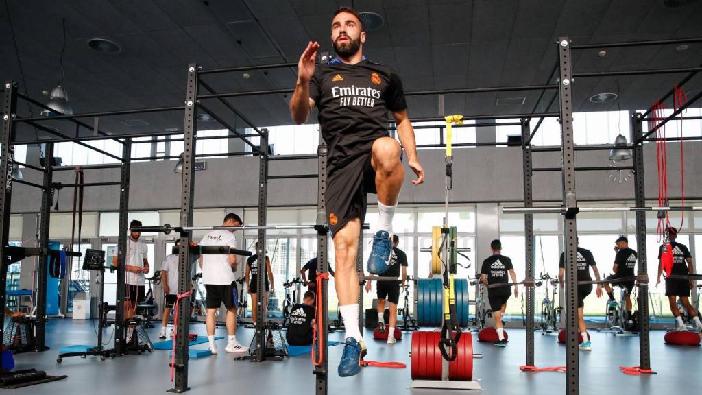 Carvajal se entrena
