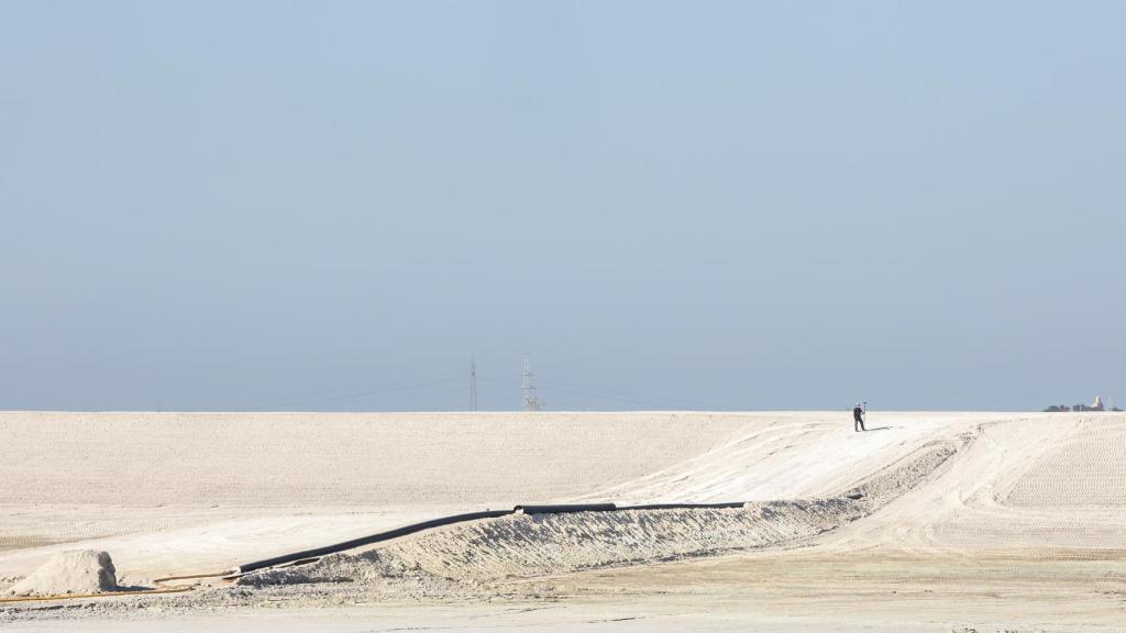 La balsa de los fosfoyesos de Huelva.