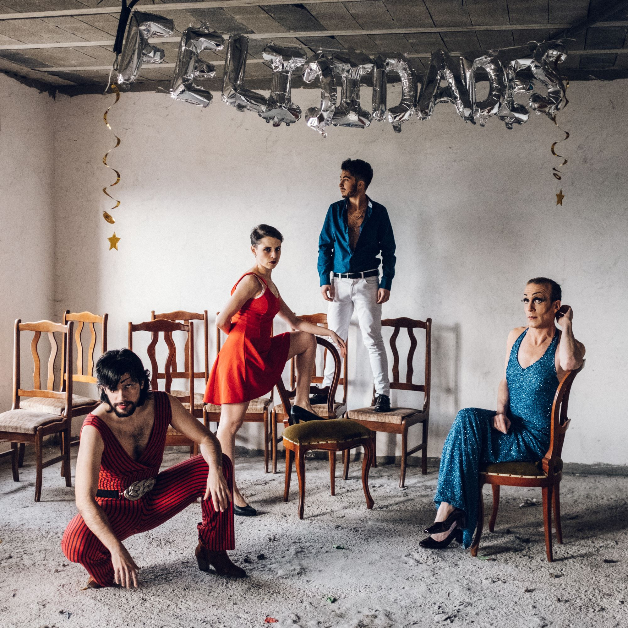 El elenco de Marinita y sus maromas. Fotografía: Miguel Vidal