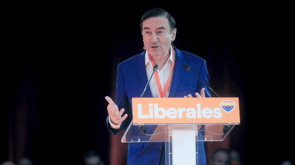 Pedro J. Ramírez, durante su conferencia en la convención de Ciudadanos.
