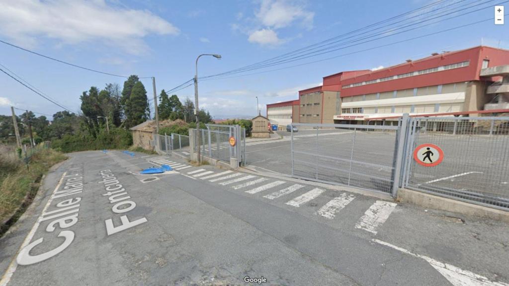 Calle Ana Mogas Fontcuberta, en A Zapateira.