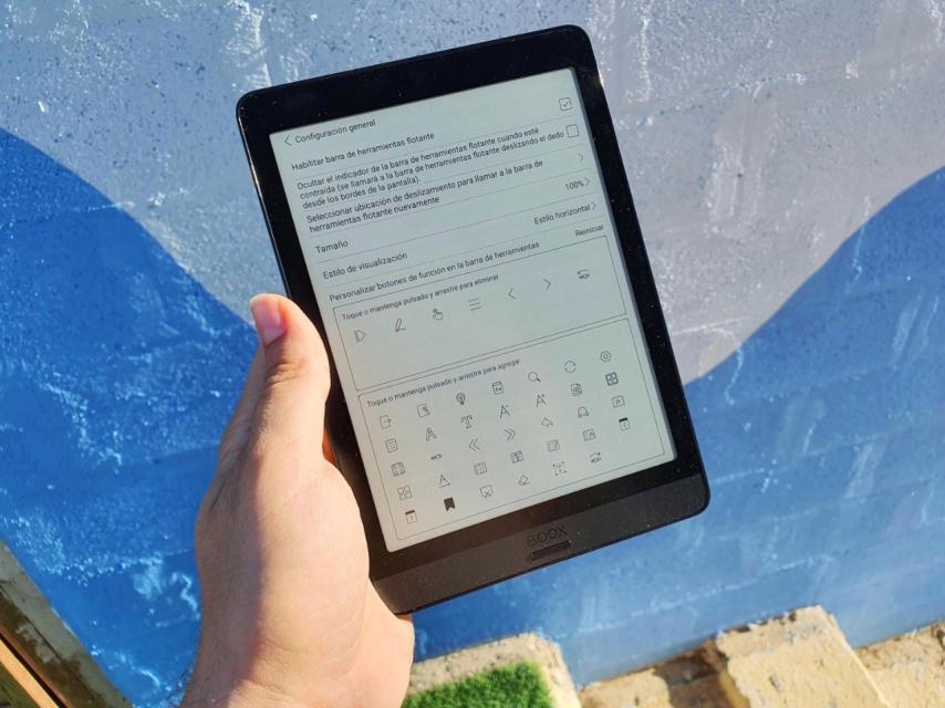 Onyx Boox Nova 3 Color: Personalización de la aplicación de ebooks