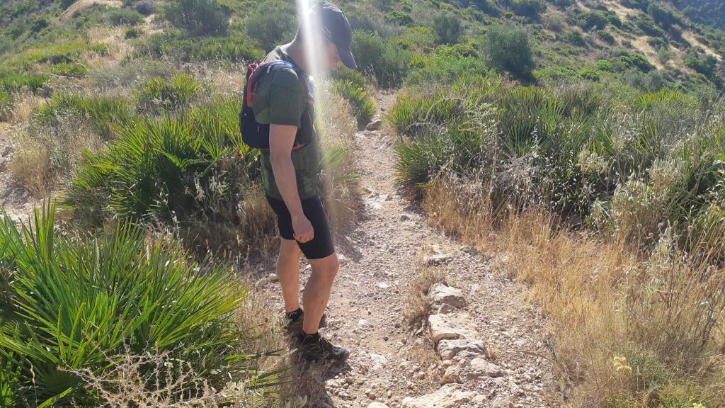 Juanbu Salado, en el monte San Antón