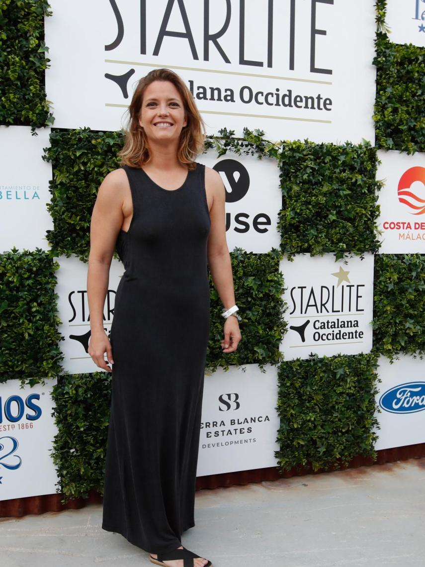 María Casado posando en el photocall de la última edición de Starlite.
