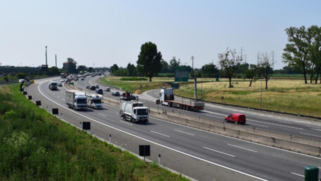 Vista de una de las autopistas de Sacyr en Italia.