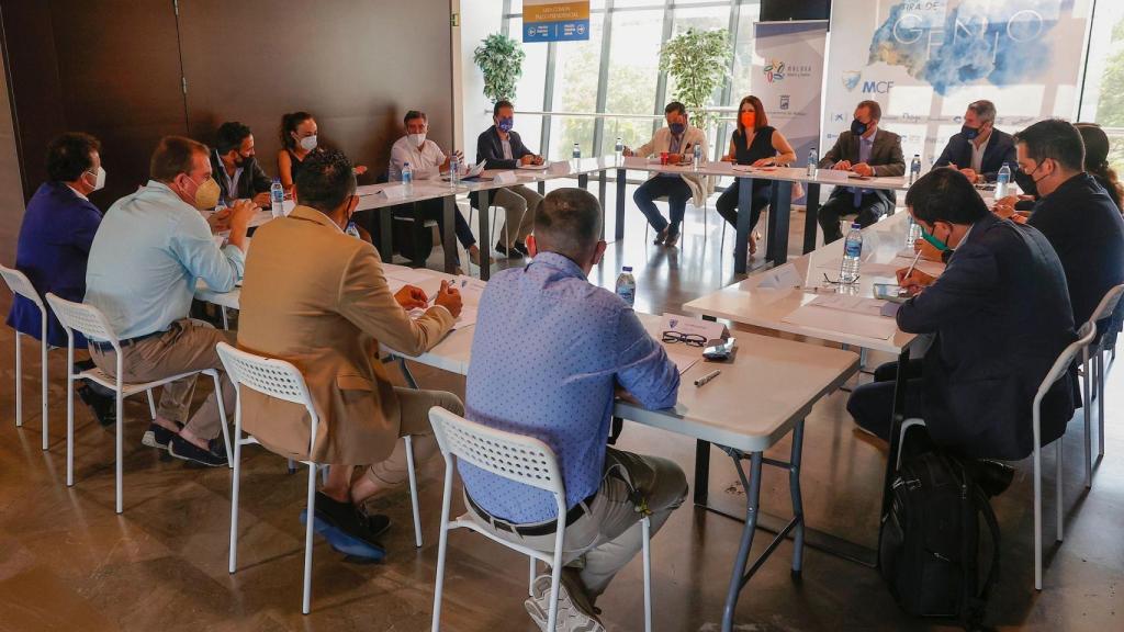 Una imagen de la reunión.