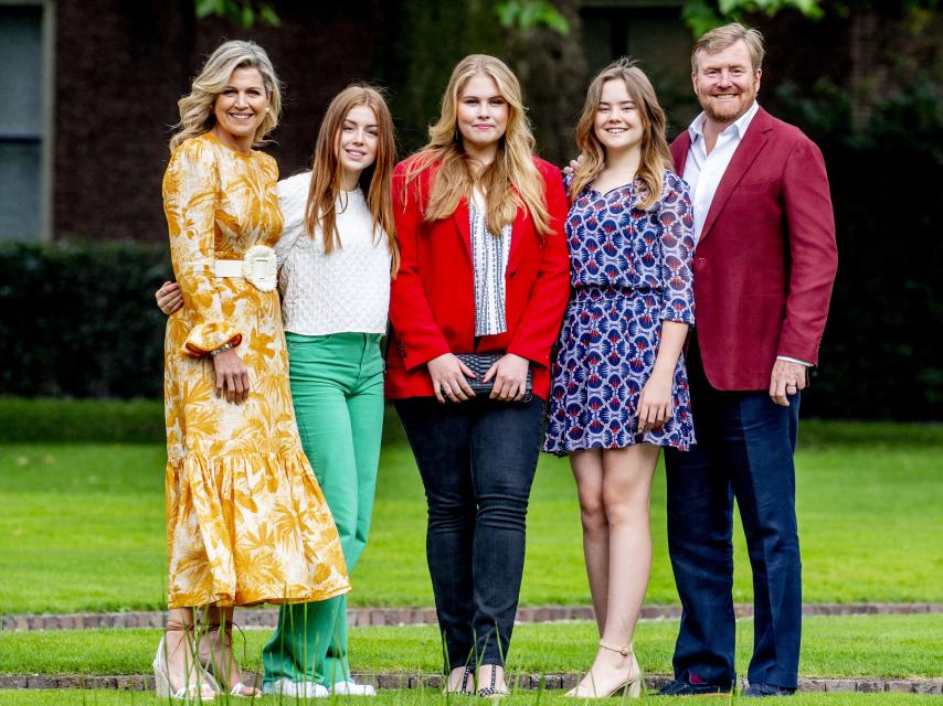 La Familia Real de los Países Bajos en su último posado de verano.