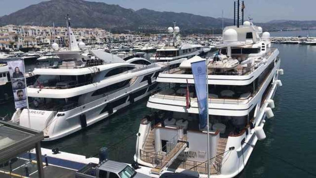 El Lady Haya, atracado hace unos años en Puerto Banús.