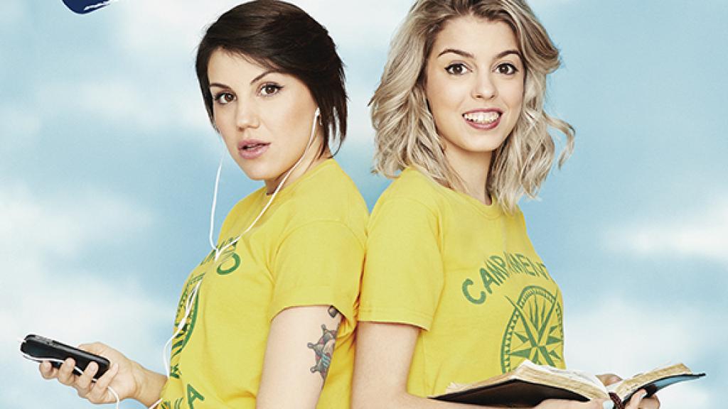 Nerea Rodríguez y Angy Fernández, en una imagen de 'La llamada'.