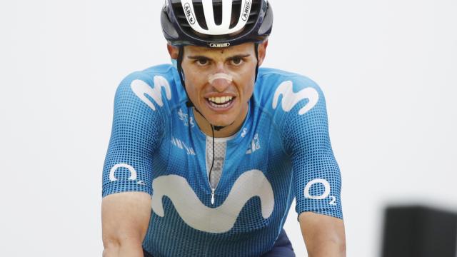 Enric Mas durante una etapa del Tour de Francia 2021