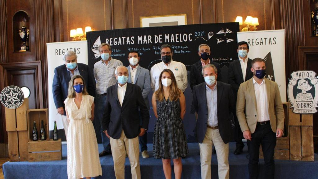 Acto de presentación de la III Edición de regatas Mar de Maeloc.